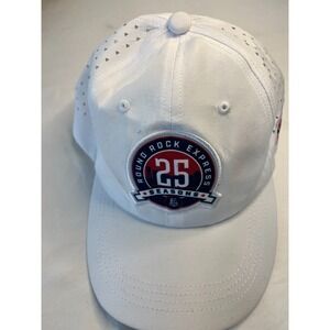 Round Rock Express Hat Logo Cap Nyle Maxwell Promo Rangers White Snapback